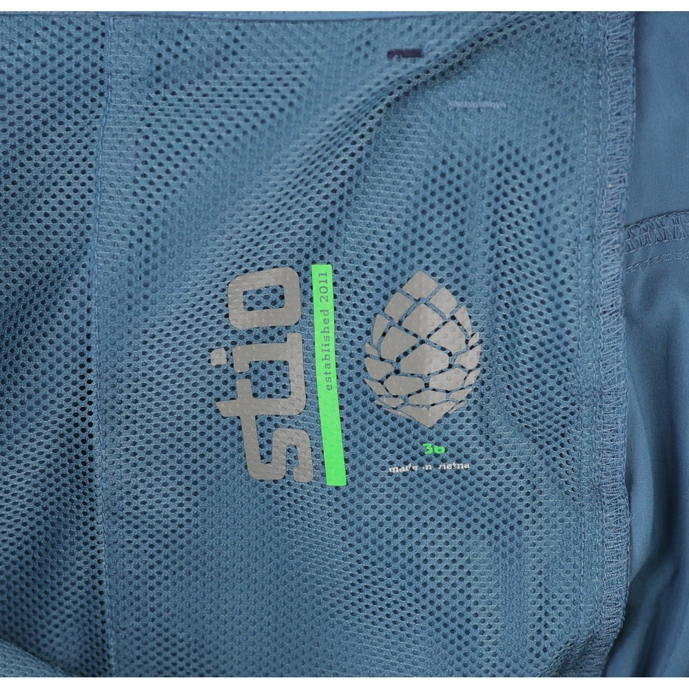 Stio Pants Men's Size 36 Blue Hiking Softshell Stretch Outdoor Trail Style #2328 - Picture 5 of 12